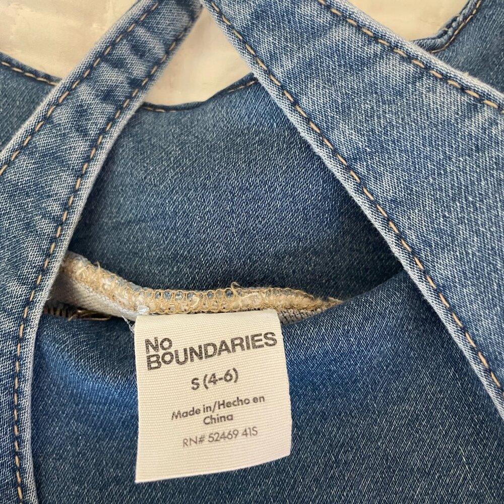 Denim Strappy Dress Never been worn - Picture 3 of 3